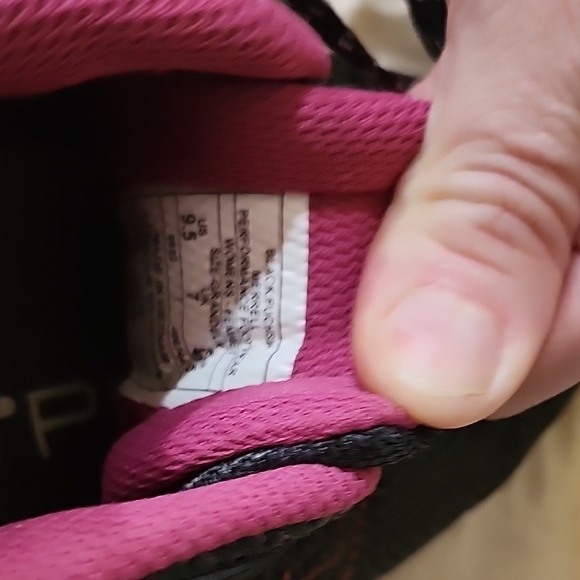 Merrell Fly Strike Women's Black and Pink Trail Runners - Picture 8 of 8